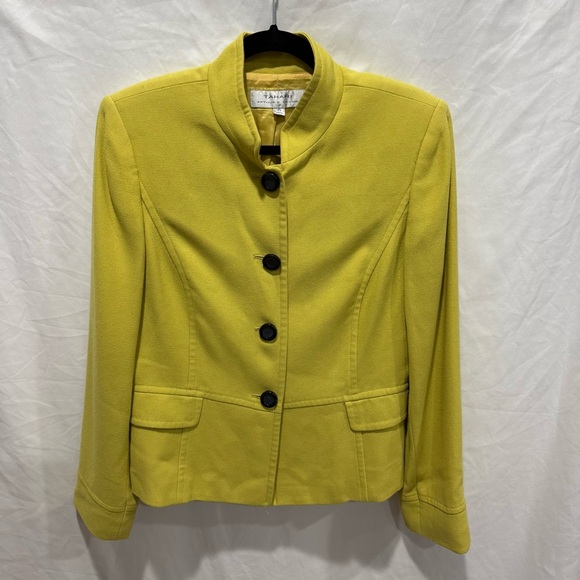 Tahari Jackets & Blazers - Structured Mandarin Collar Career Blazer Jacket Womens 10 Office Workwear Tahari